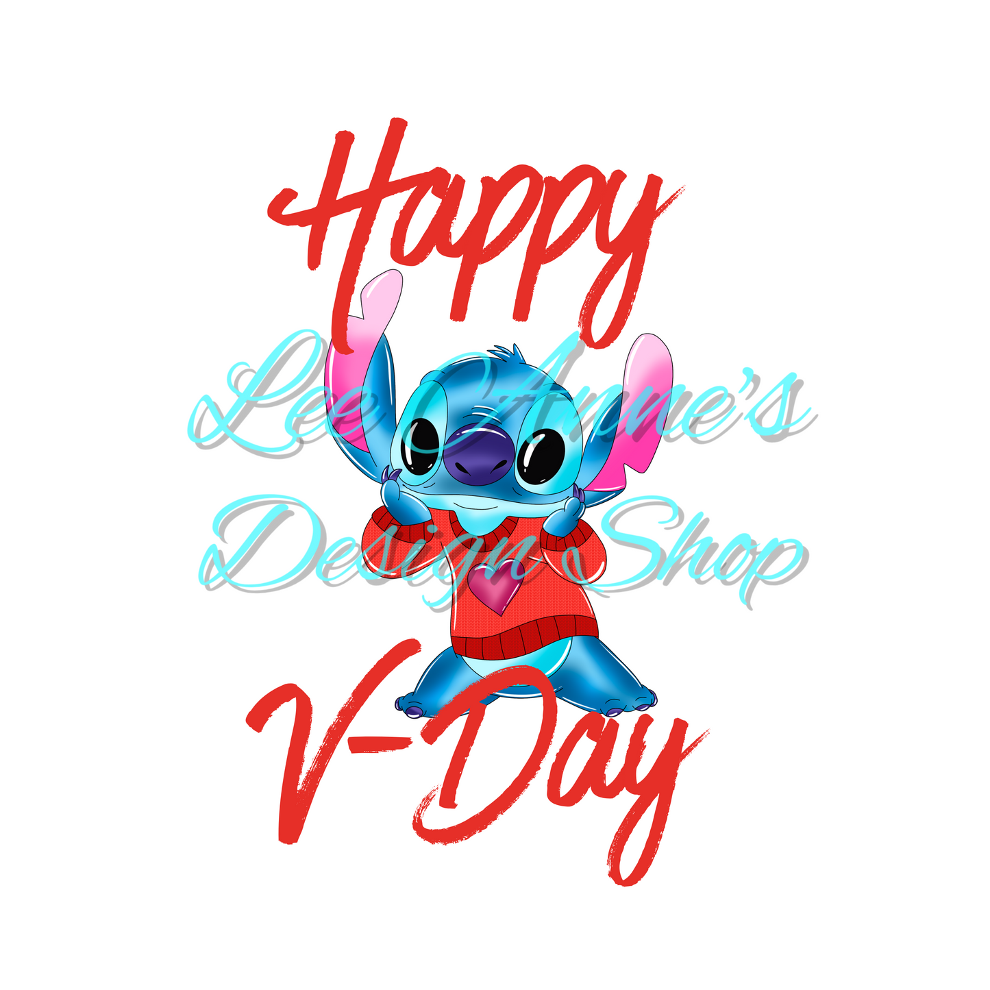 Limited Valentine Blue Alien Sublimation