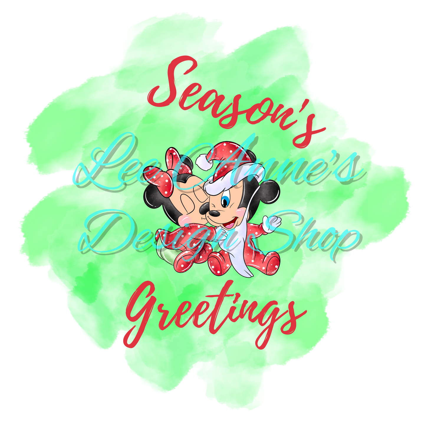 Limited Christmas Mouse Sublimation
