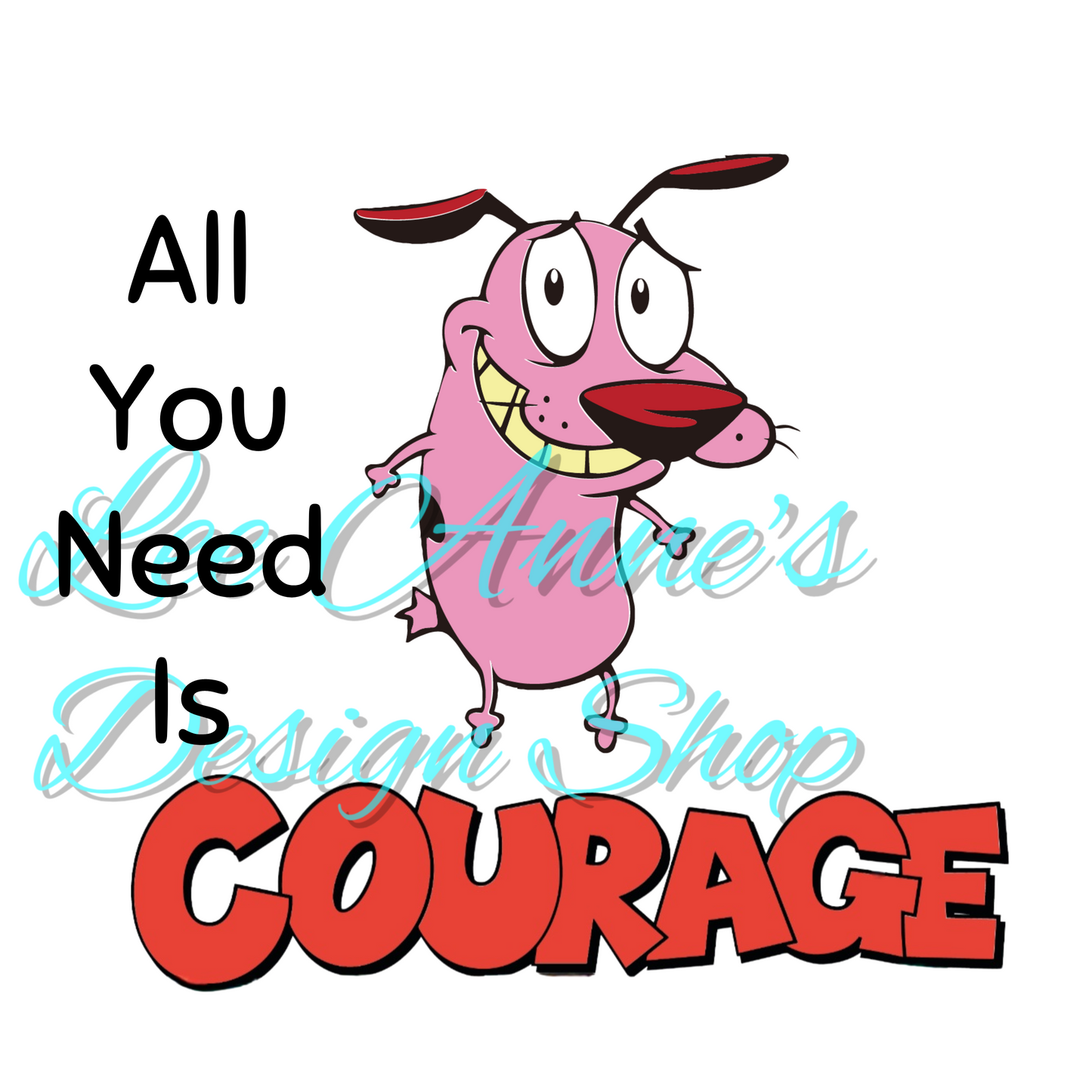 Limited Coward Dog Sublimation
