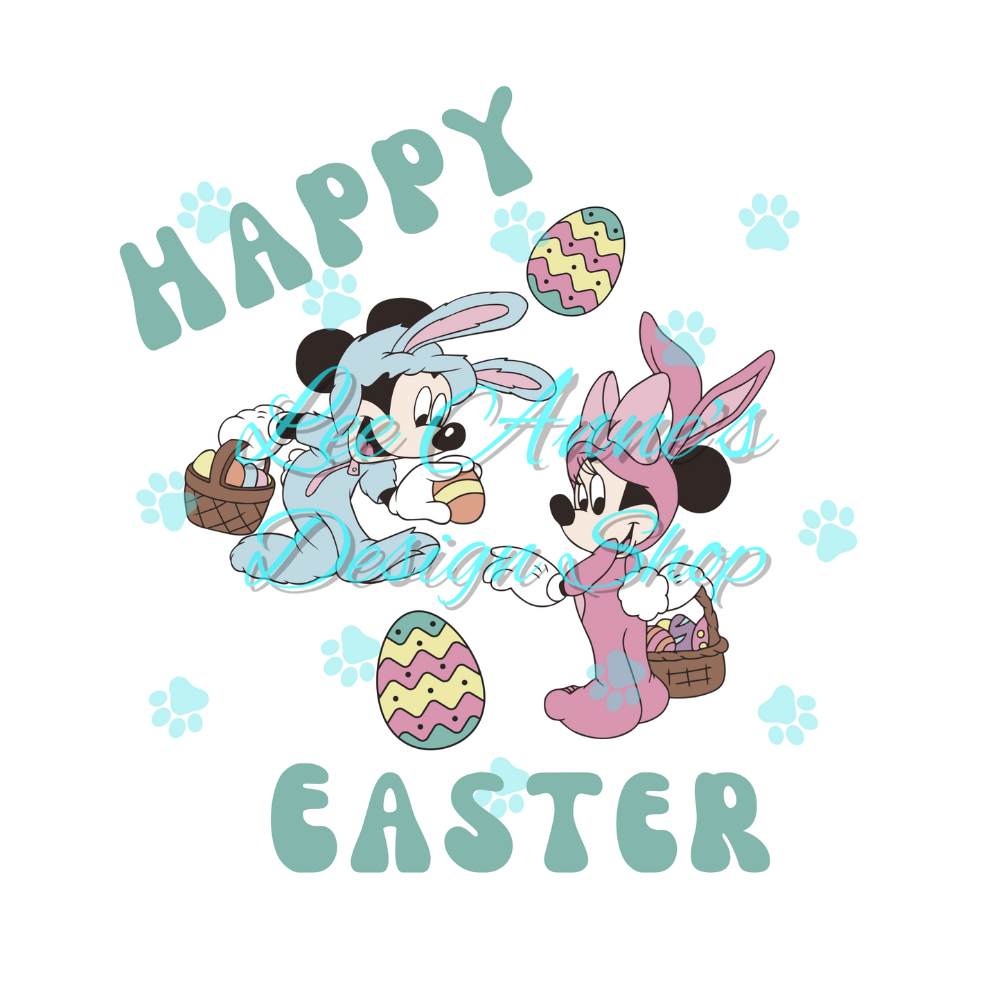 Limited Easter Mouse Sublimation