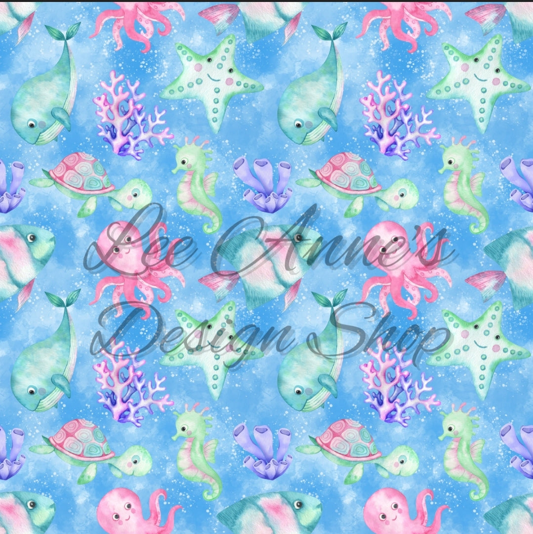 Ocean life Seamless