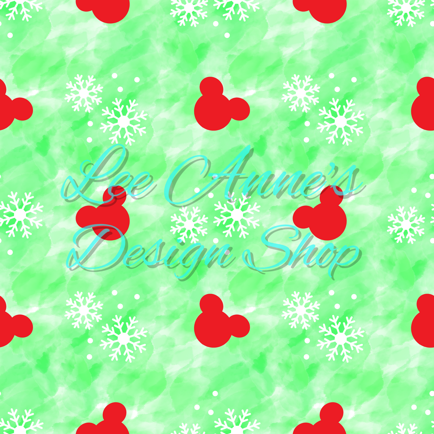 Limited Christmas Mouse Seamless w/Coord