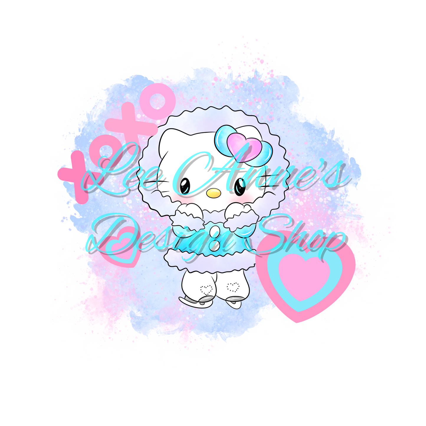 Valentine Kitty Sublimation