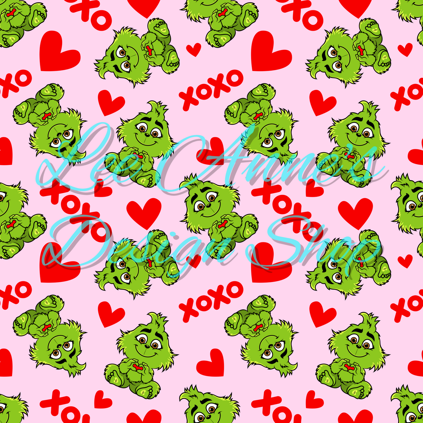Limited Valentine Baby Green Guy Seamless