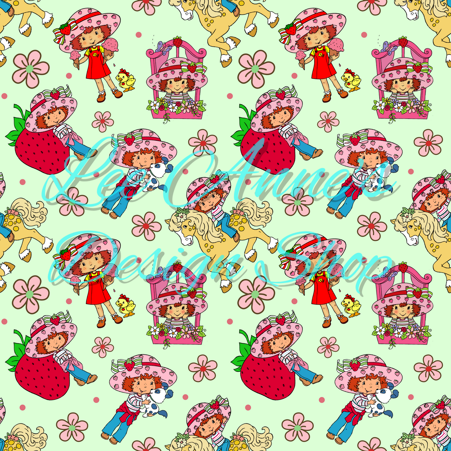 Limited Strawberry girl Seamless
