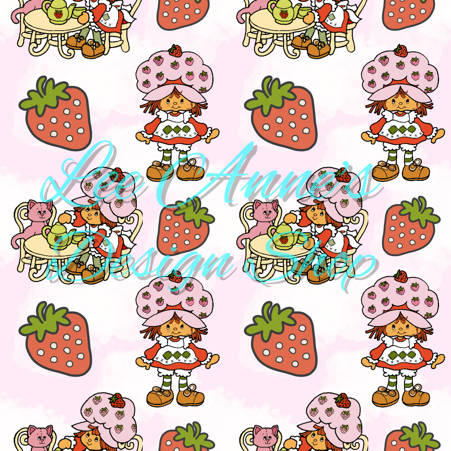 Limited Strawberry girl Seamless