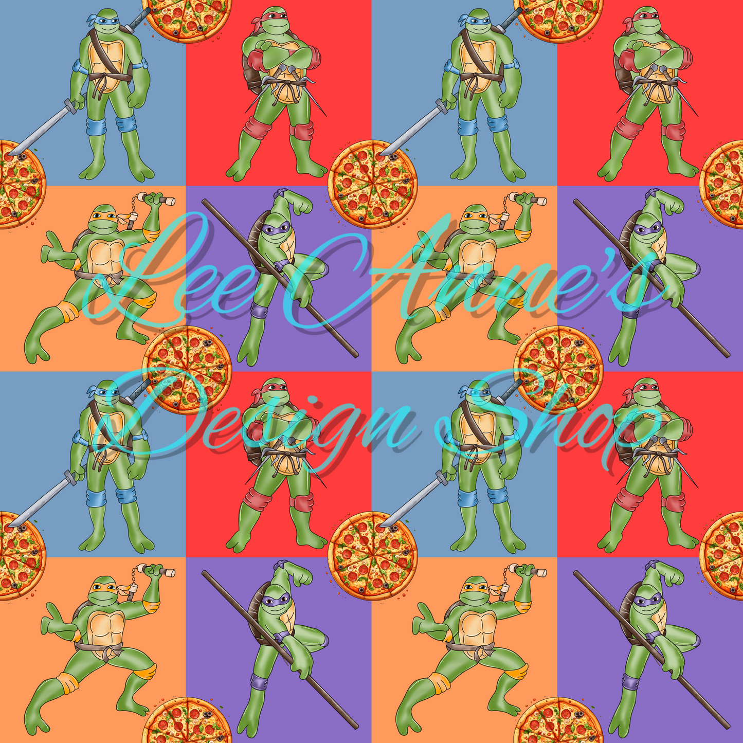 Turtles Seamless