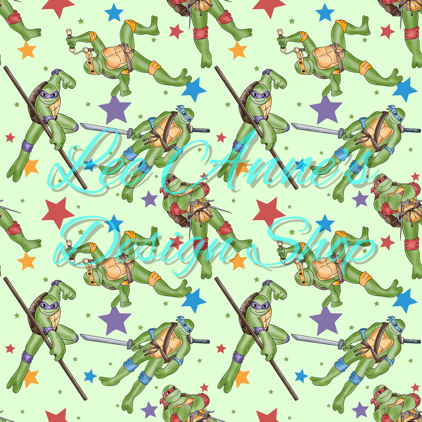 Turtles Seamless