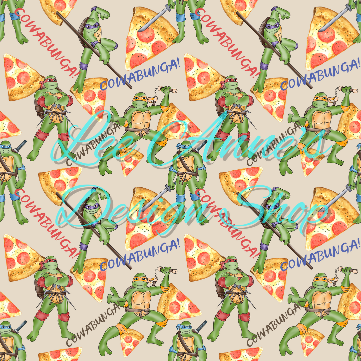 Turtles Seamless