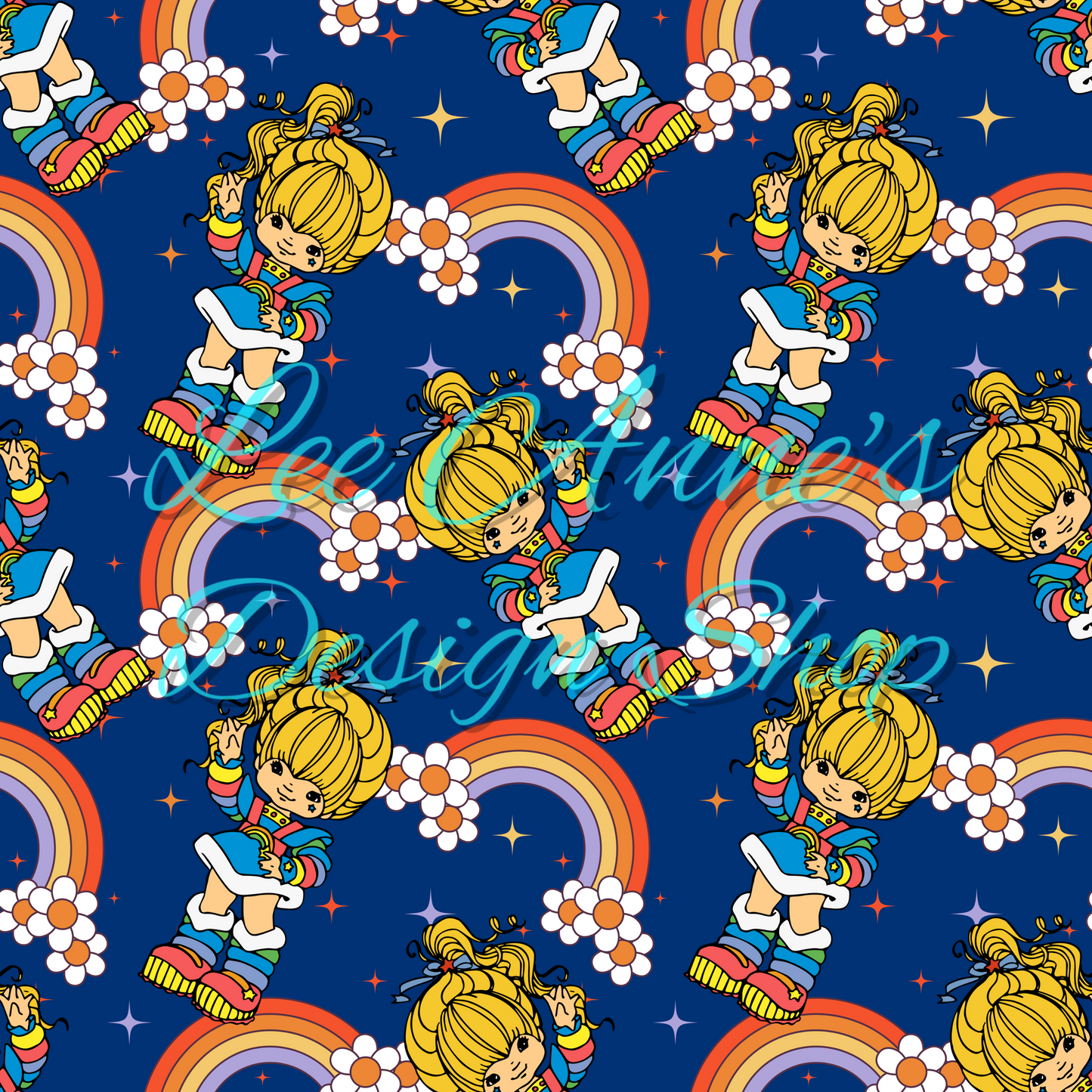 Rainbow girl Seamless