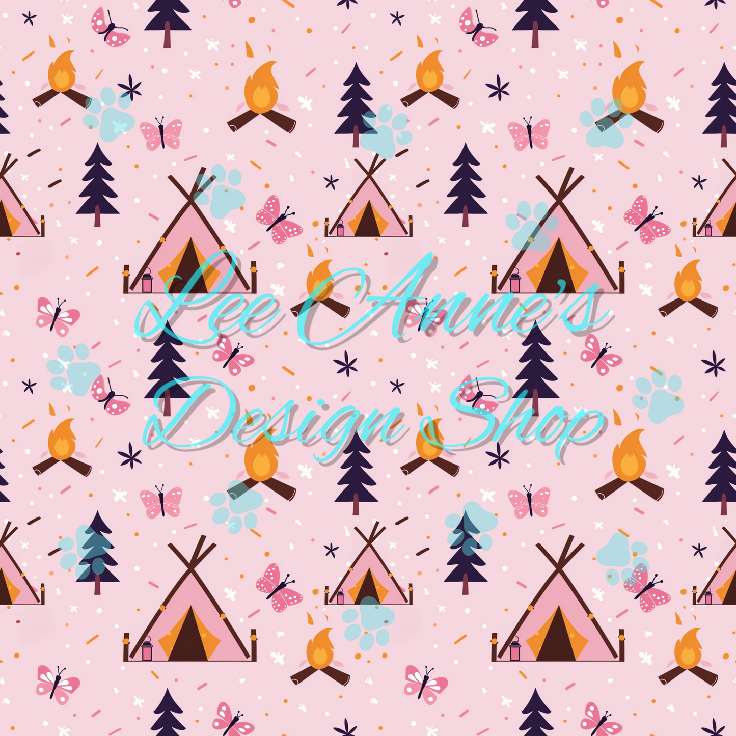 Camping Seamless
