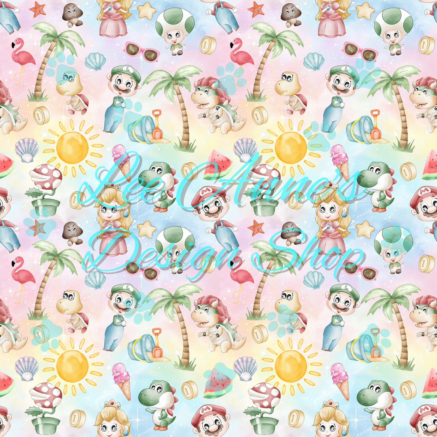 Summer Plumber Seamless