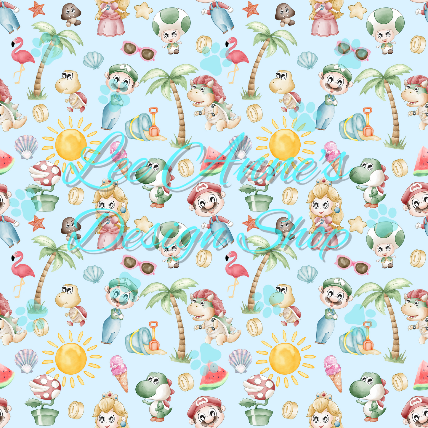 Summer Plumber Seamless