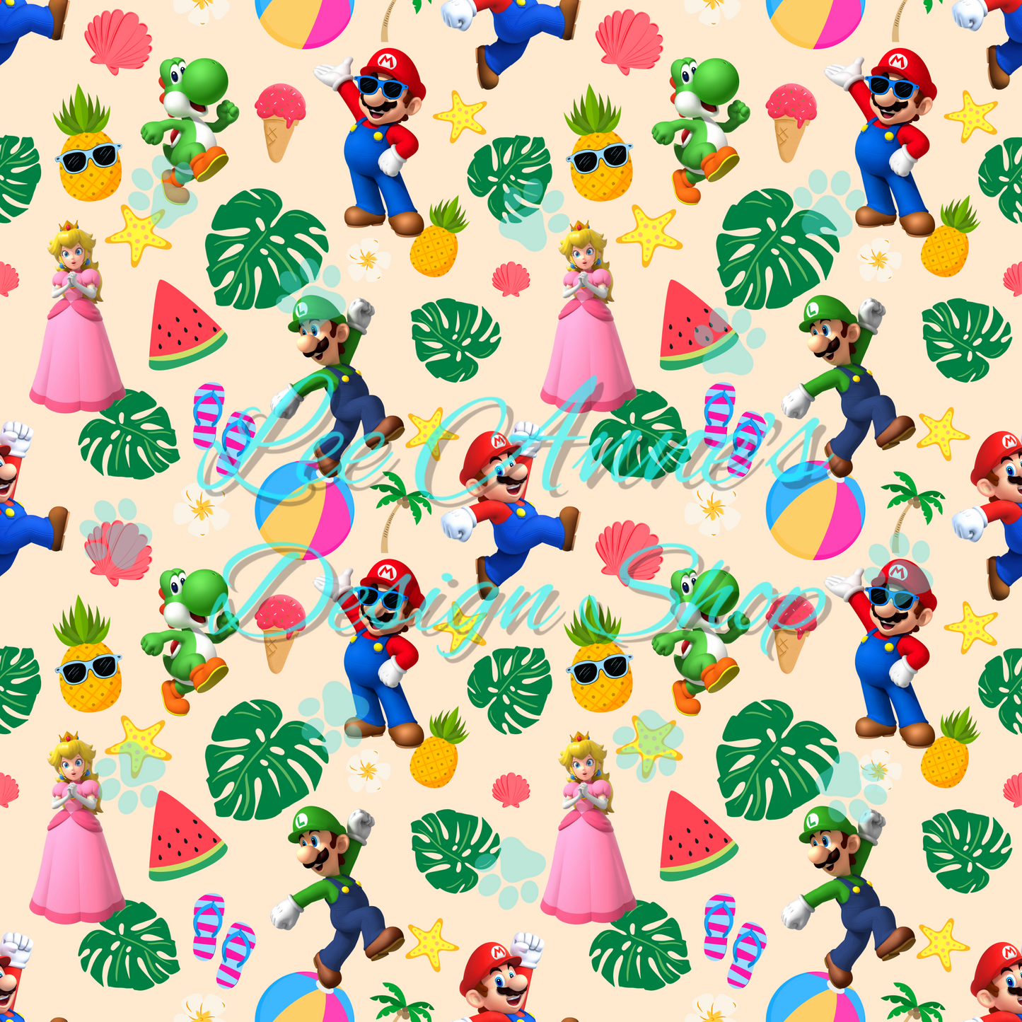 Summer Plumber Seamless