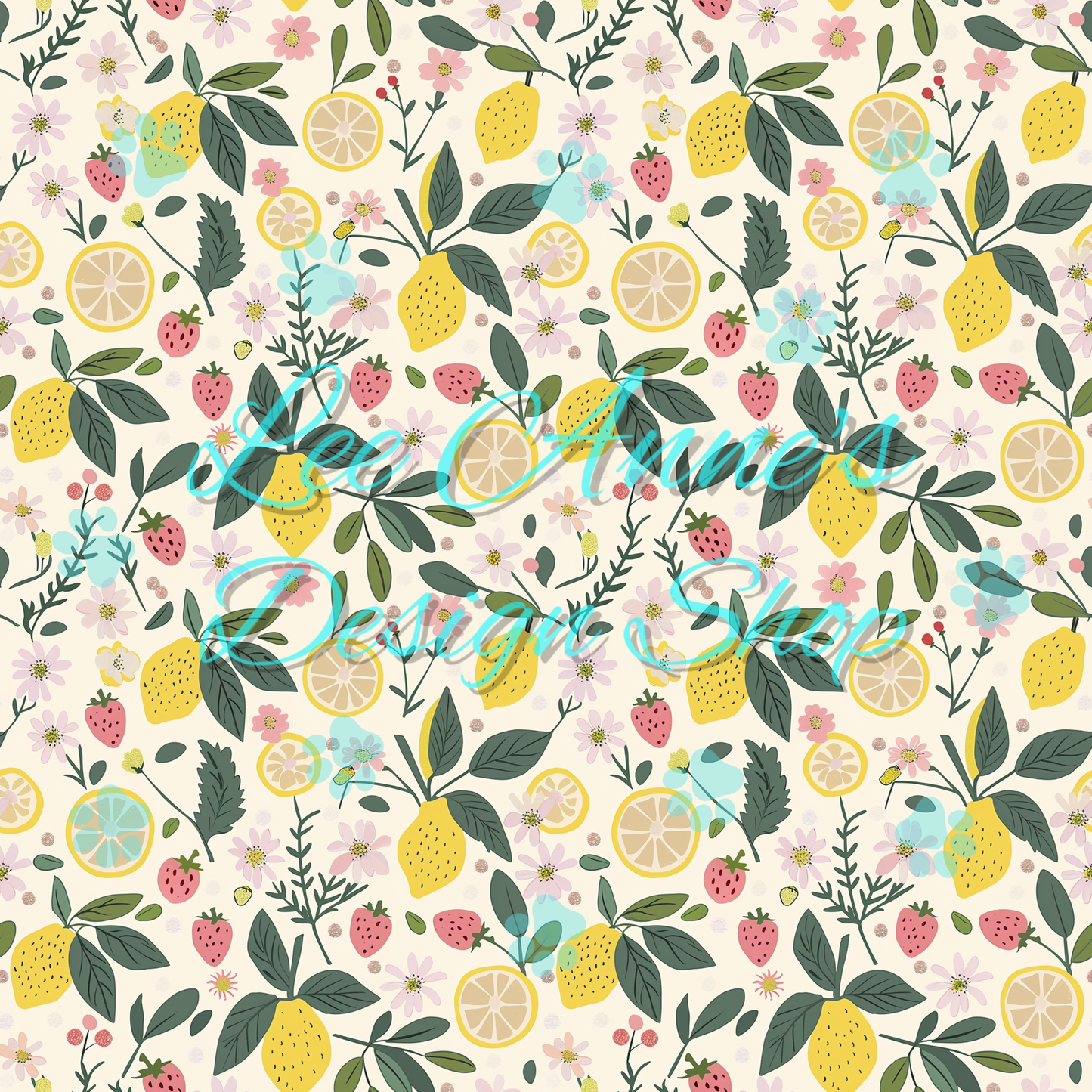 Fruit Floral Seamless