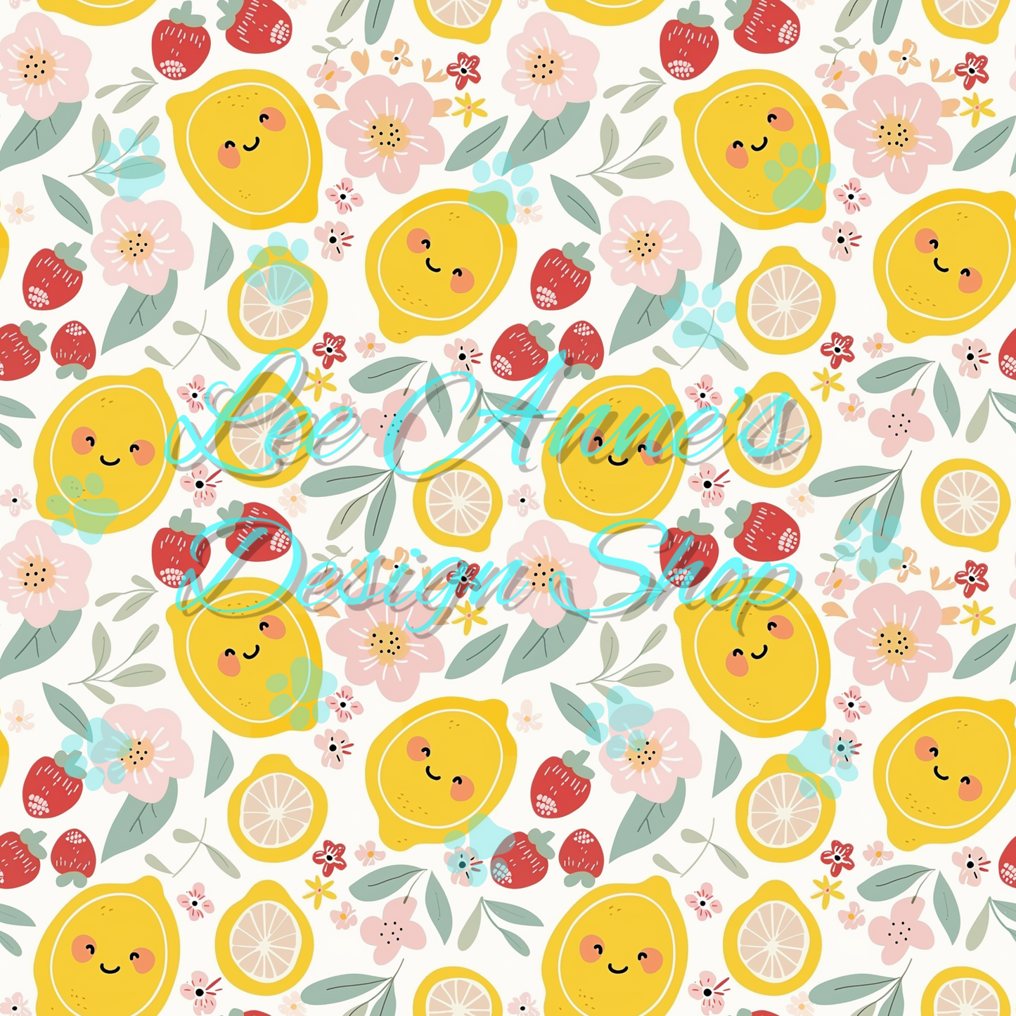 Fruit Floral Seamless