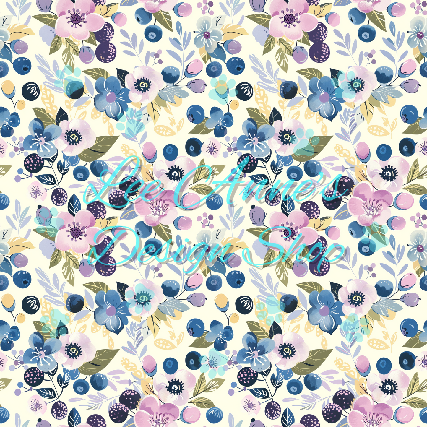 Fruit Floral Seamless
