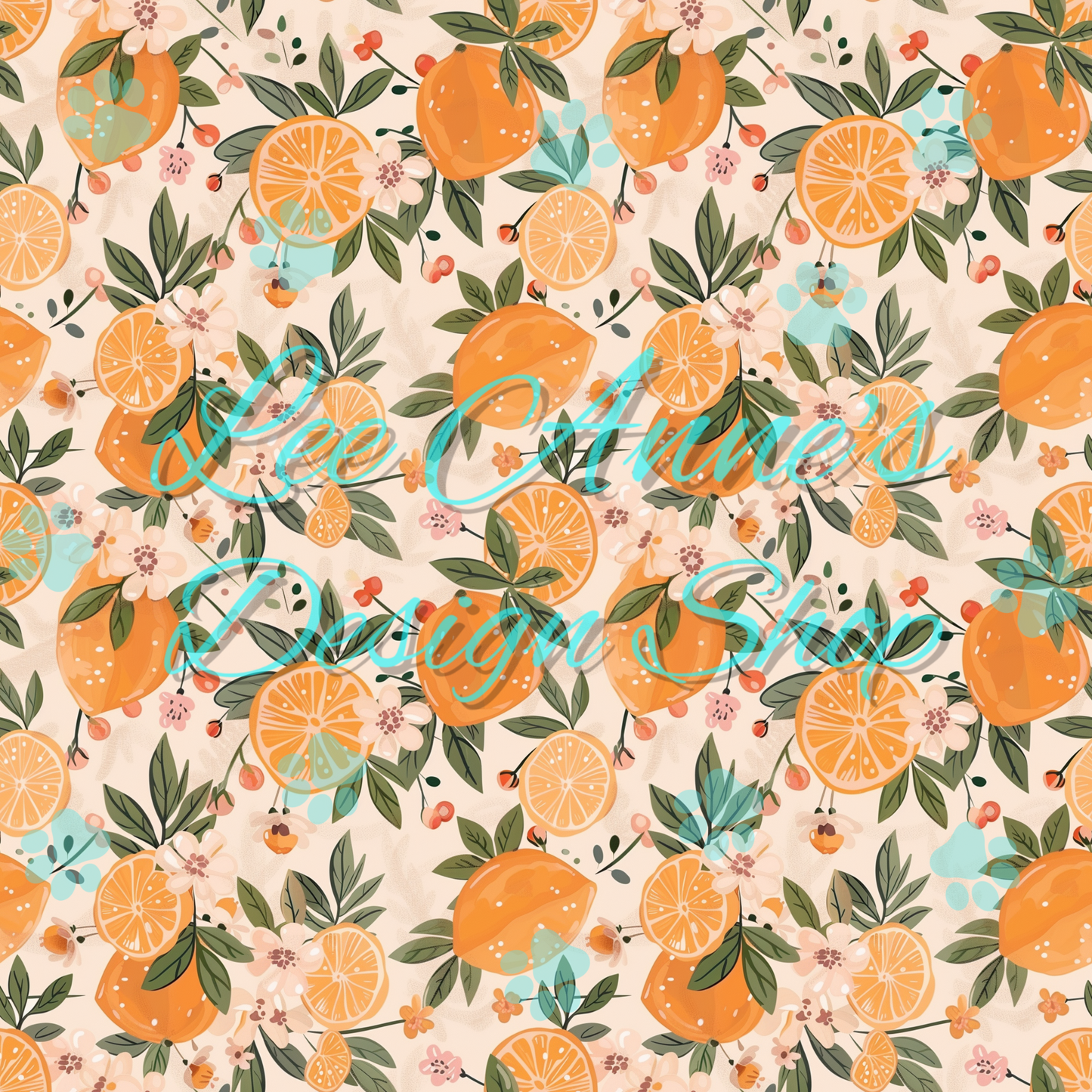Fruit Floral Seamless