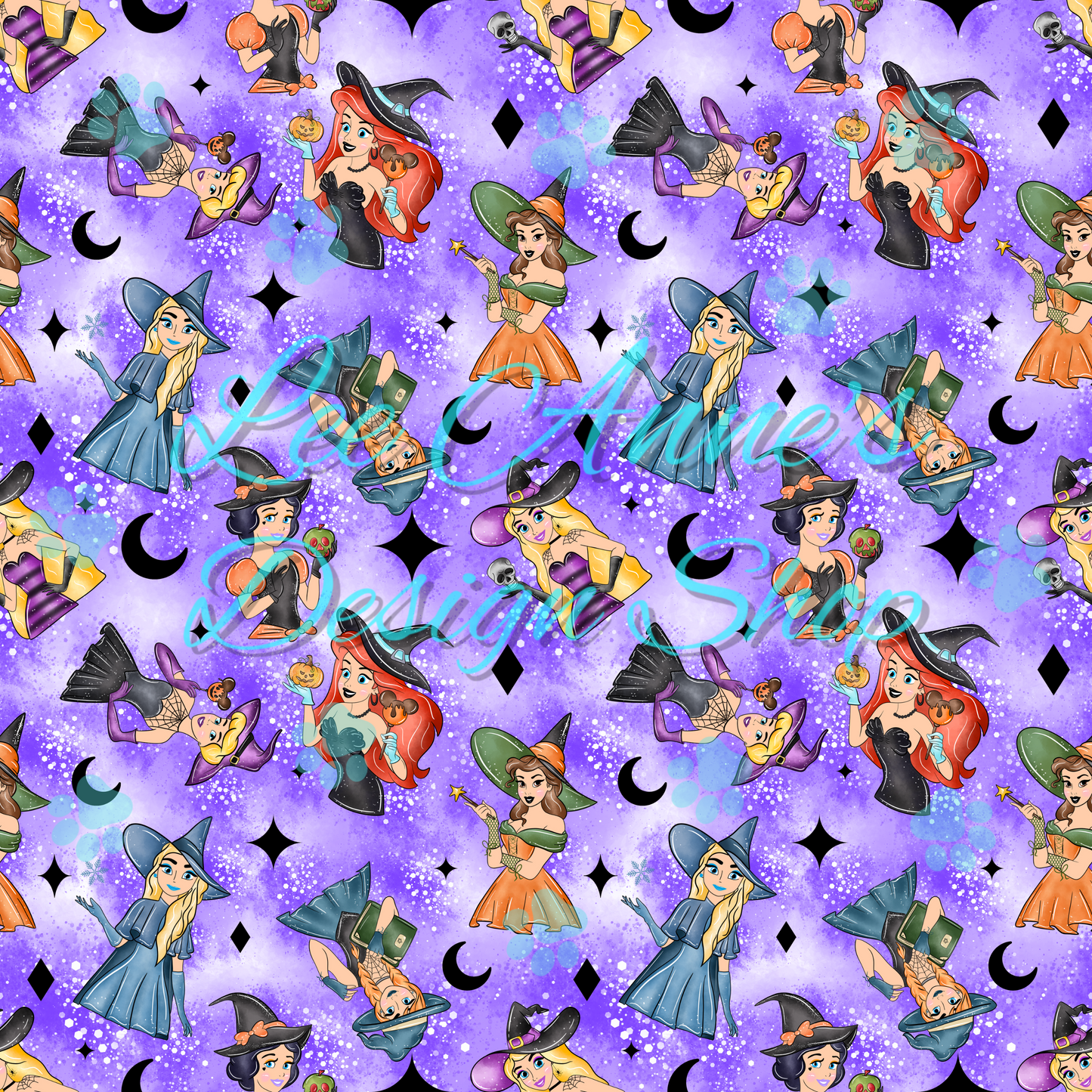Halloween Princess Seamless