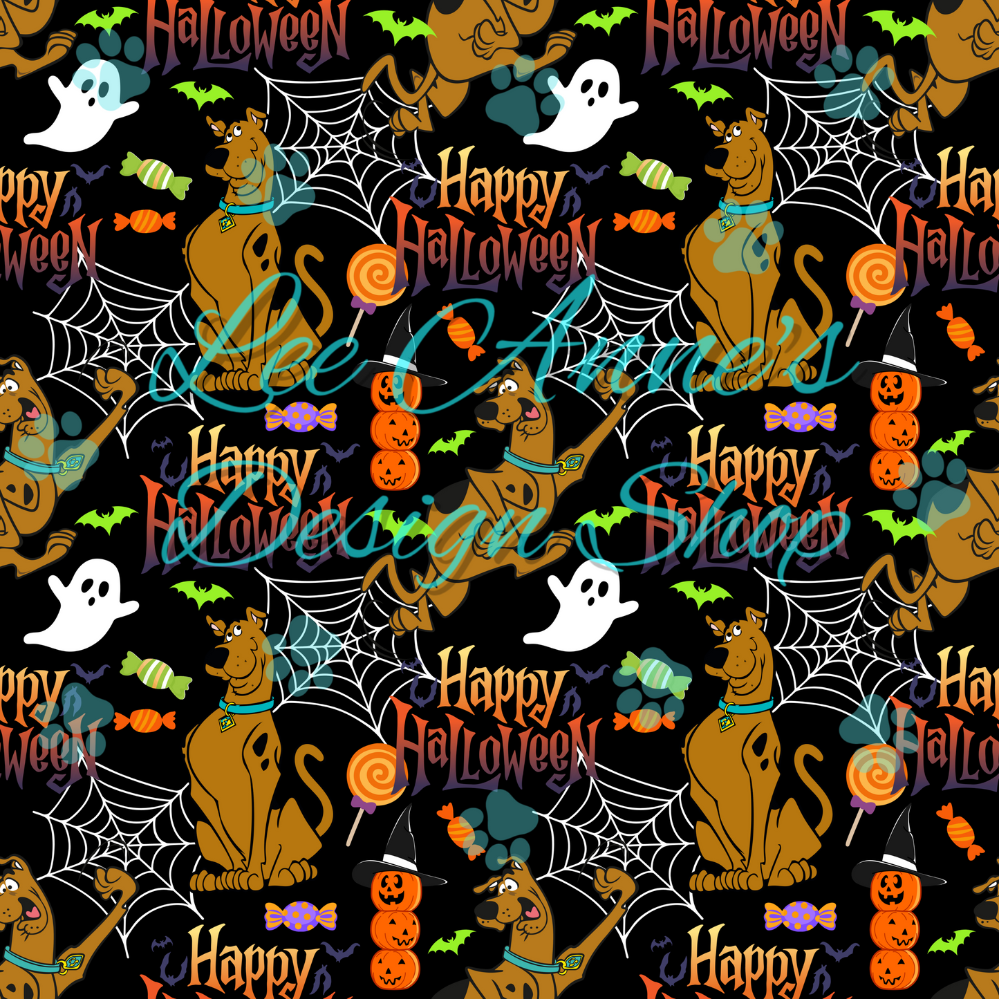 SD Halloween Seamless