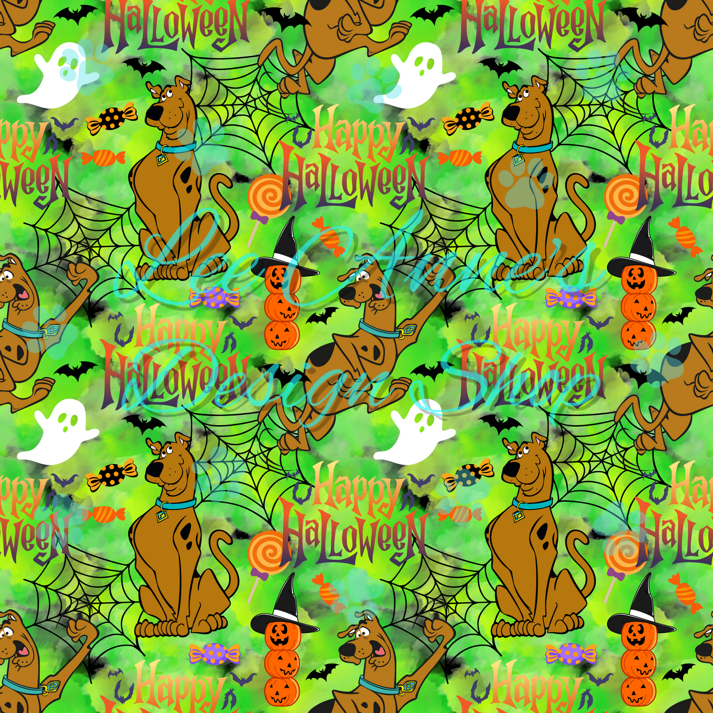 SD Halloween Seamless