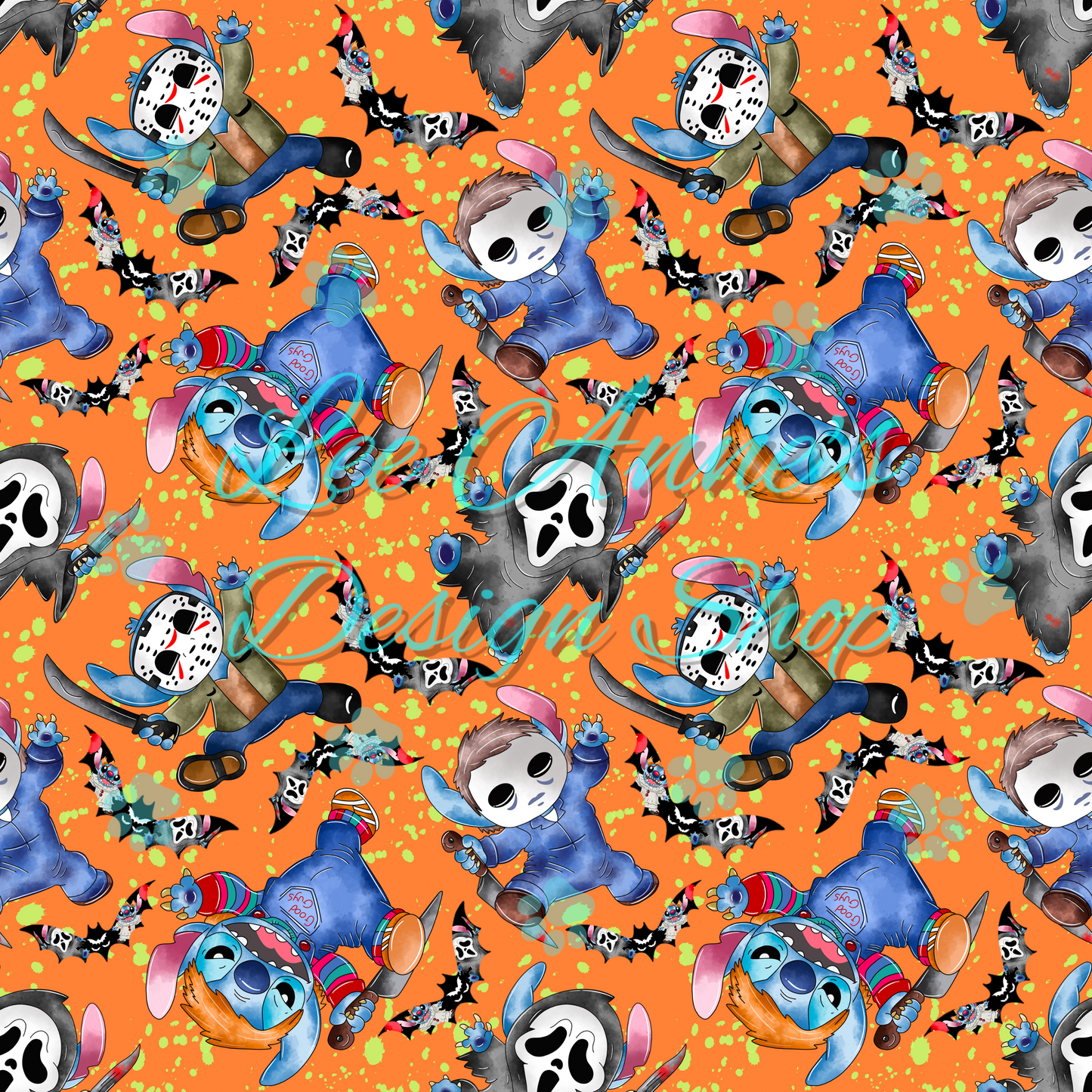 Horror Stitch Seamless