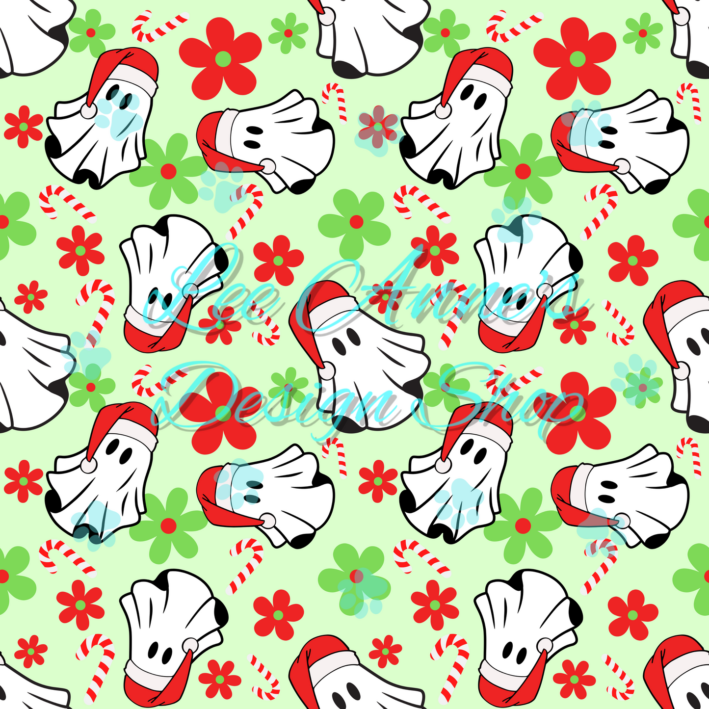 Spooky Christmas Seamless