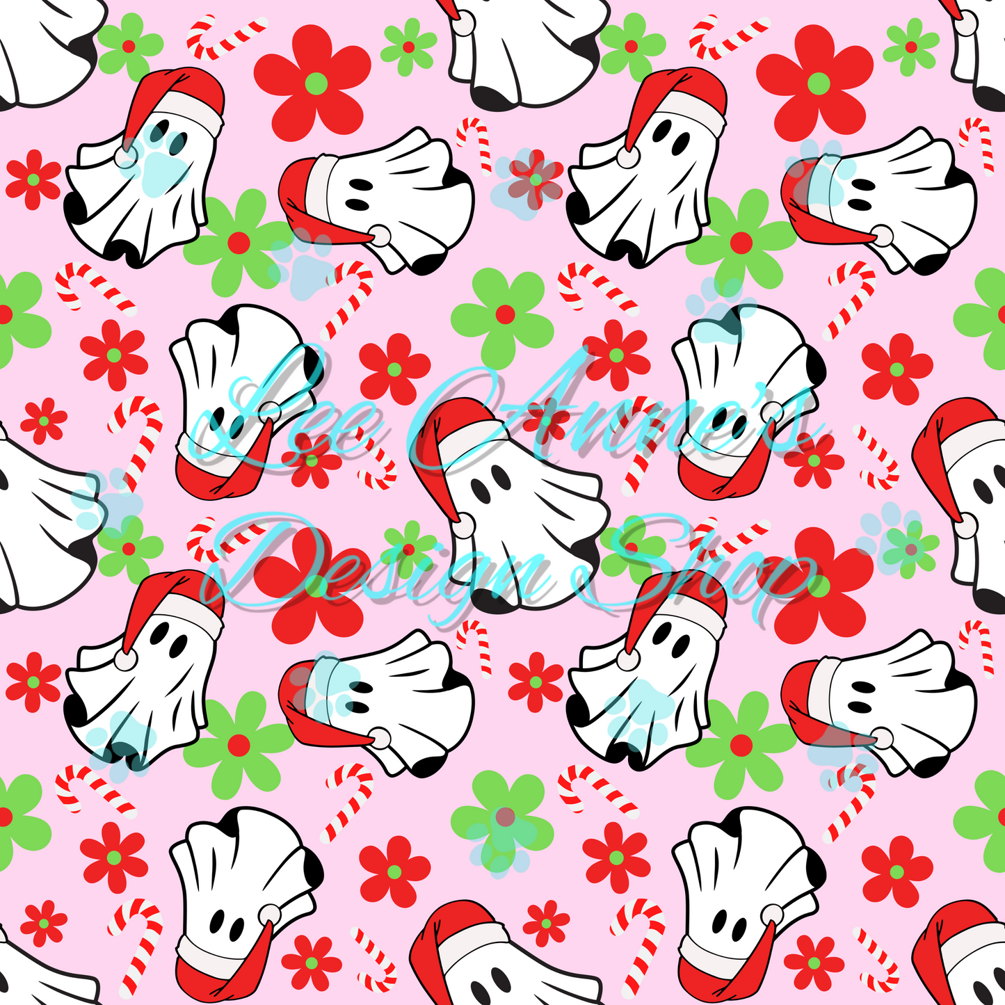 Spooky Christmas Seamless