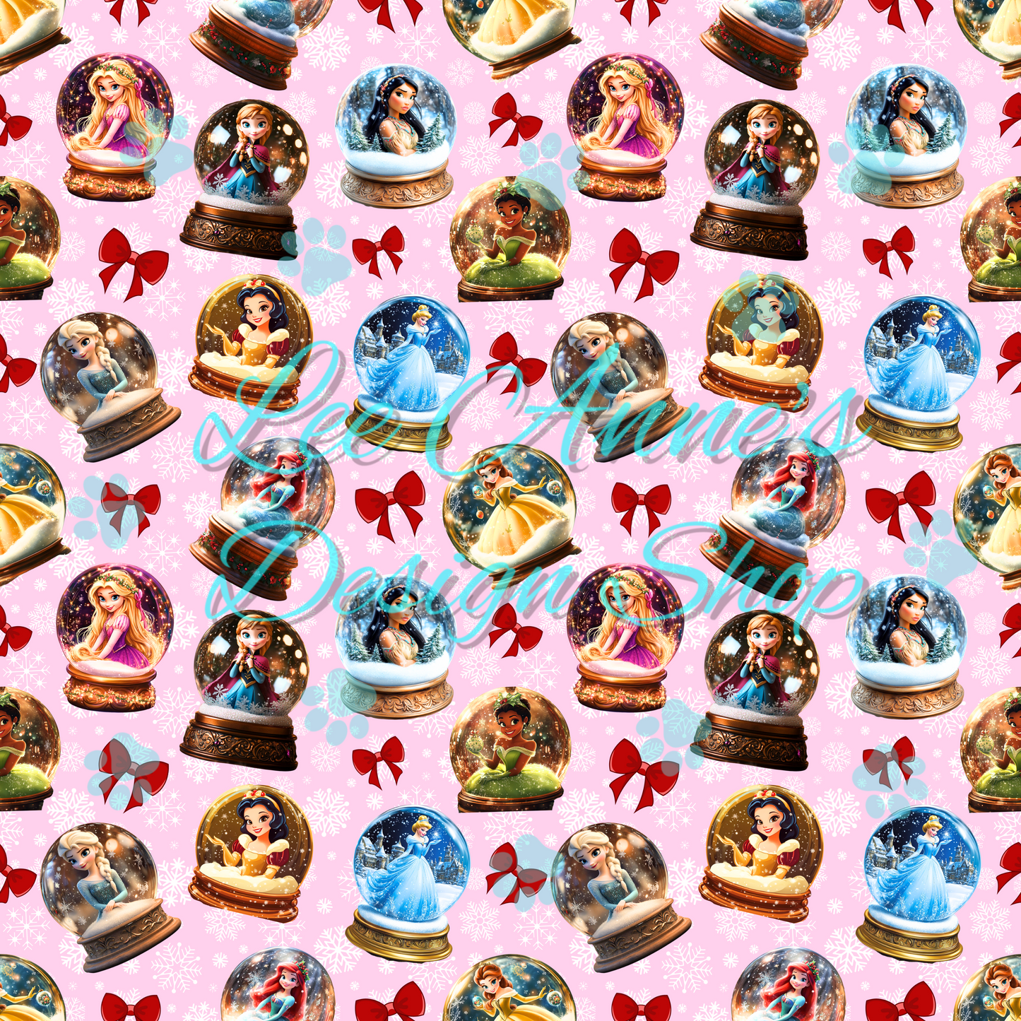 Christmas Princess Seamless