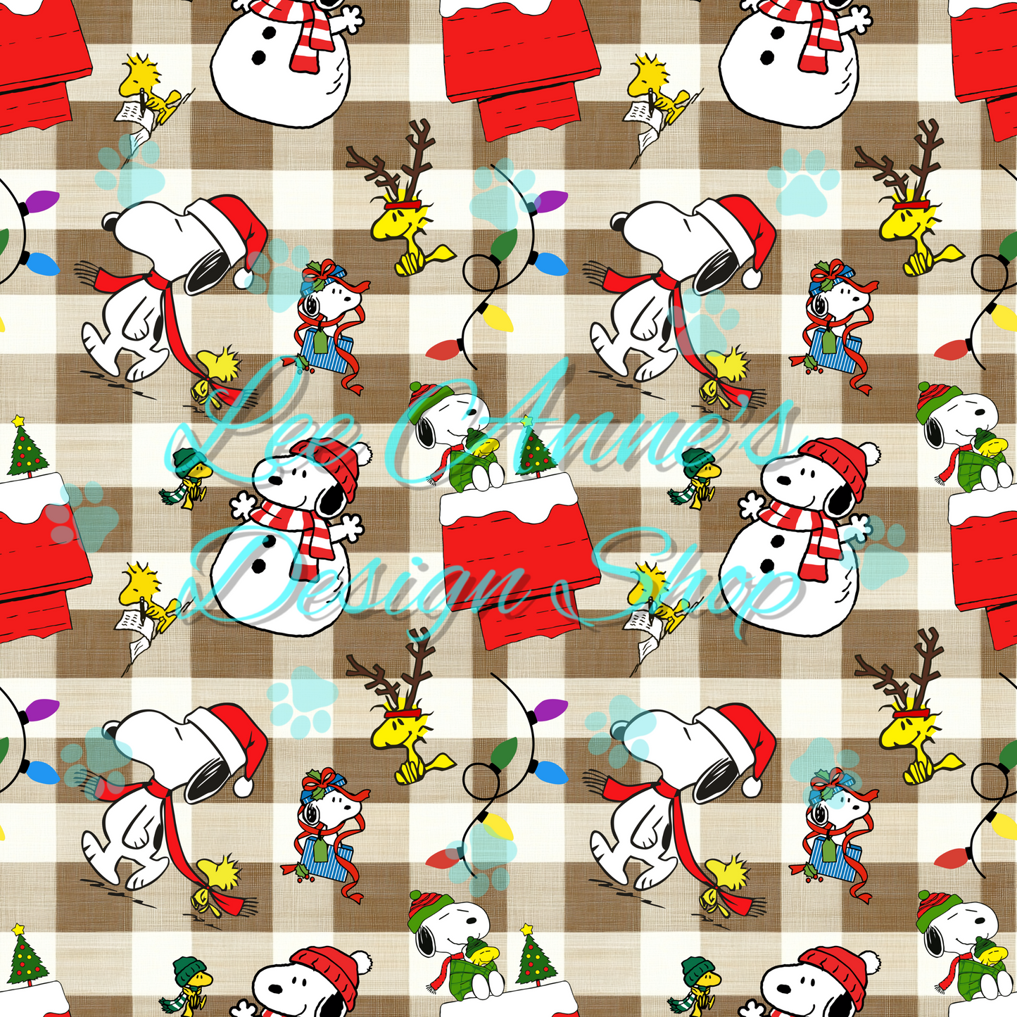 Peanut Christmas Seamless