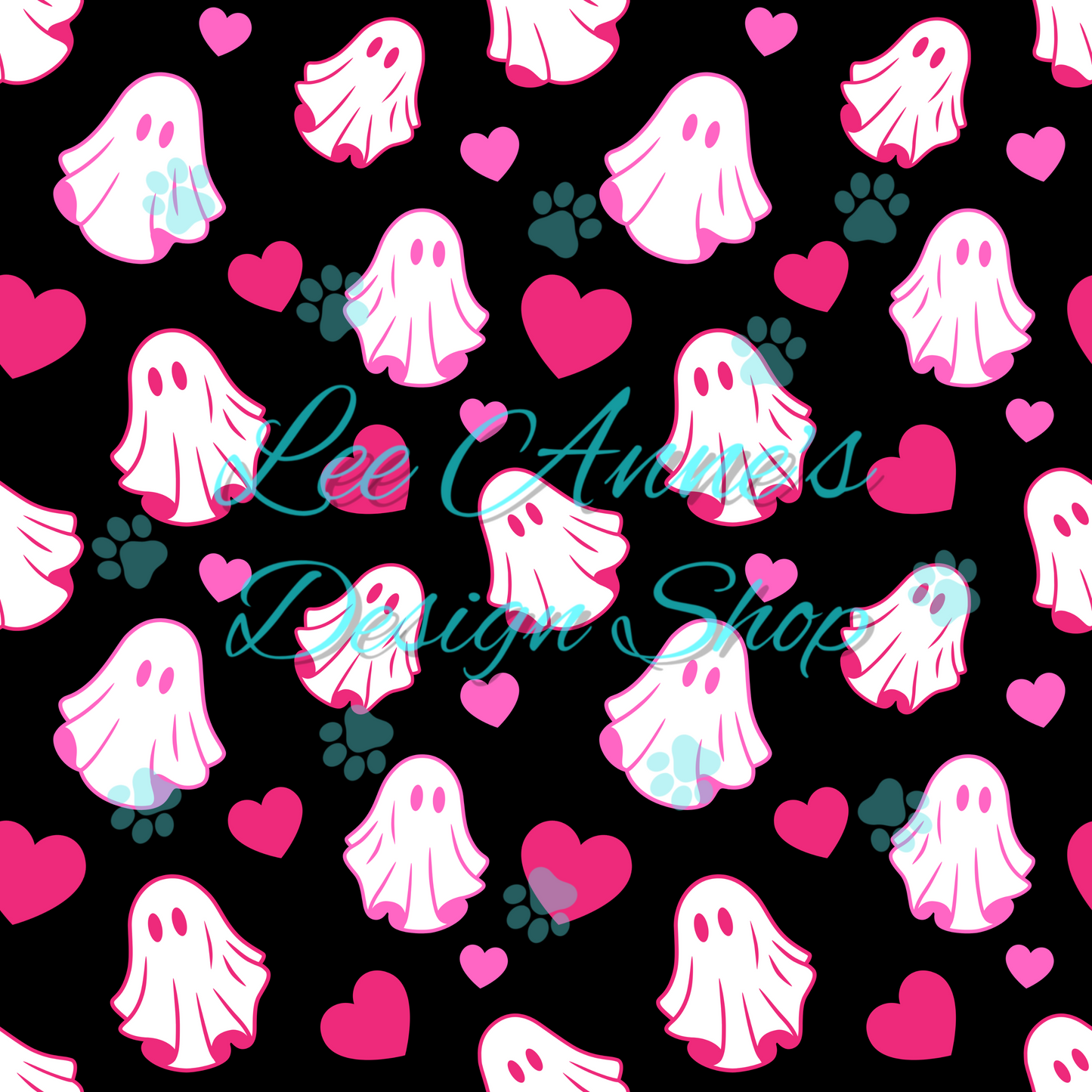 Valentine Ghost Seamless