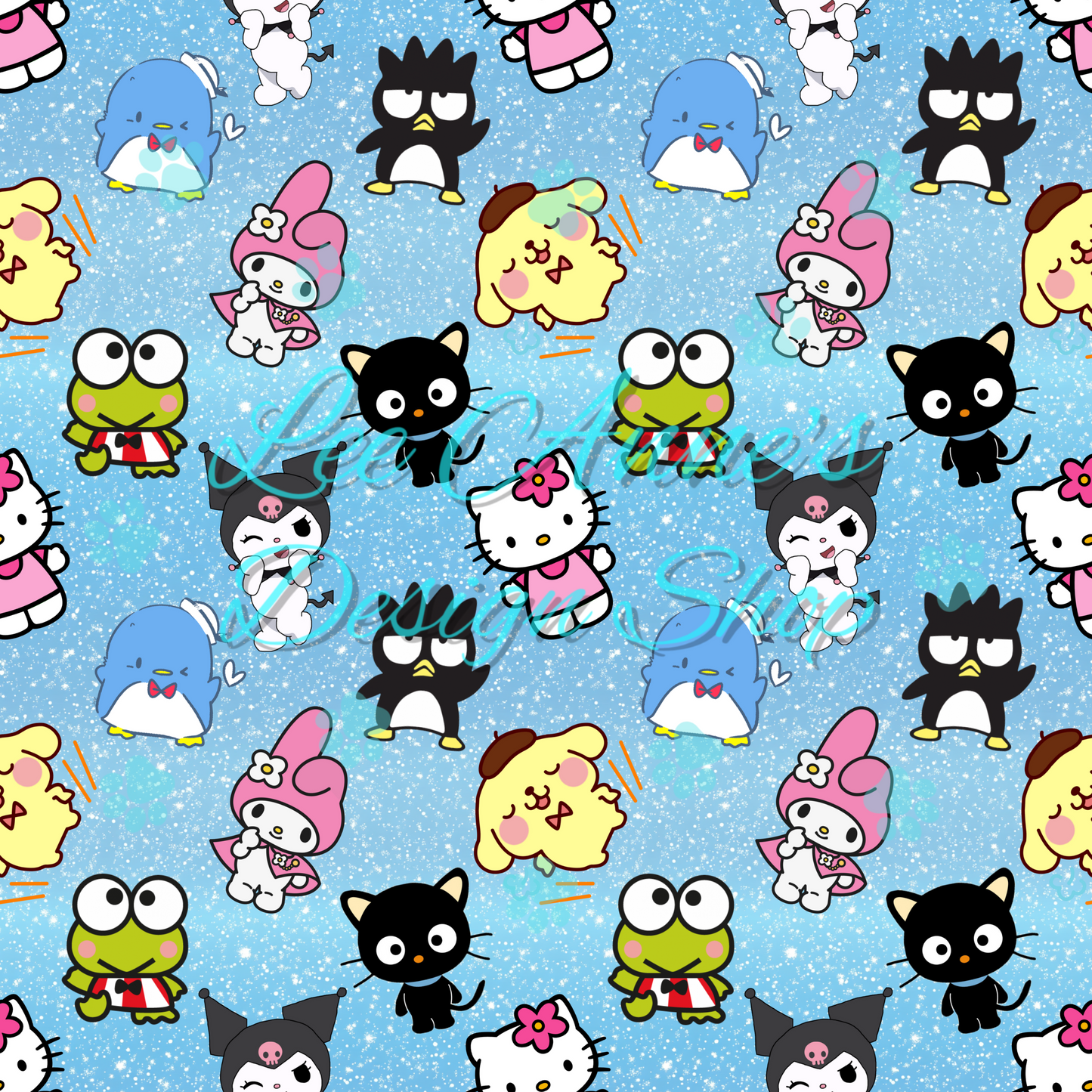 Kitty Friends Seamless