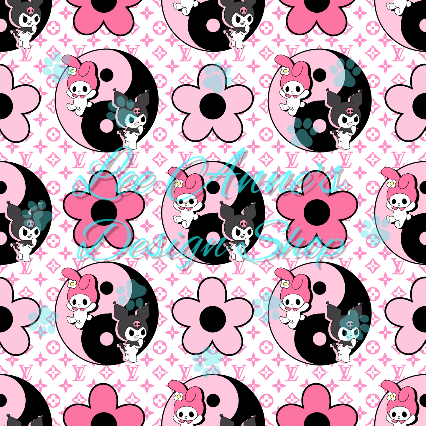 Kitty Friends Boujee Seamless
