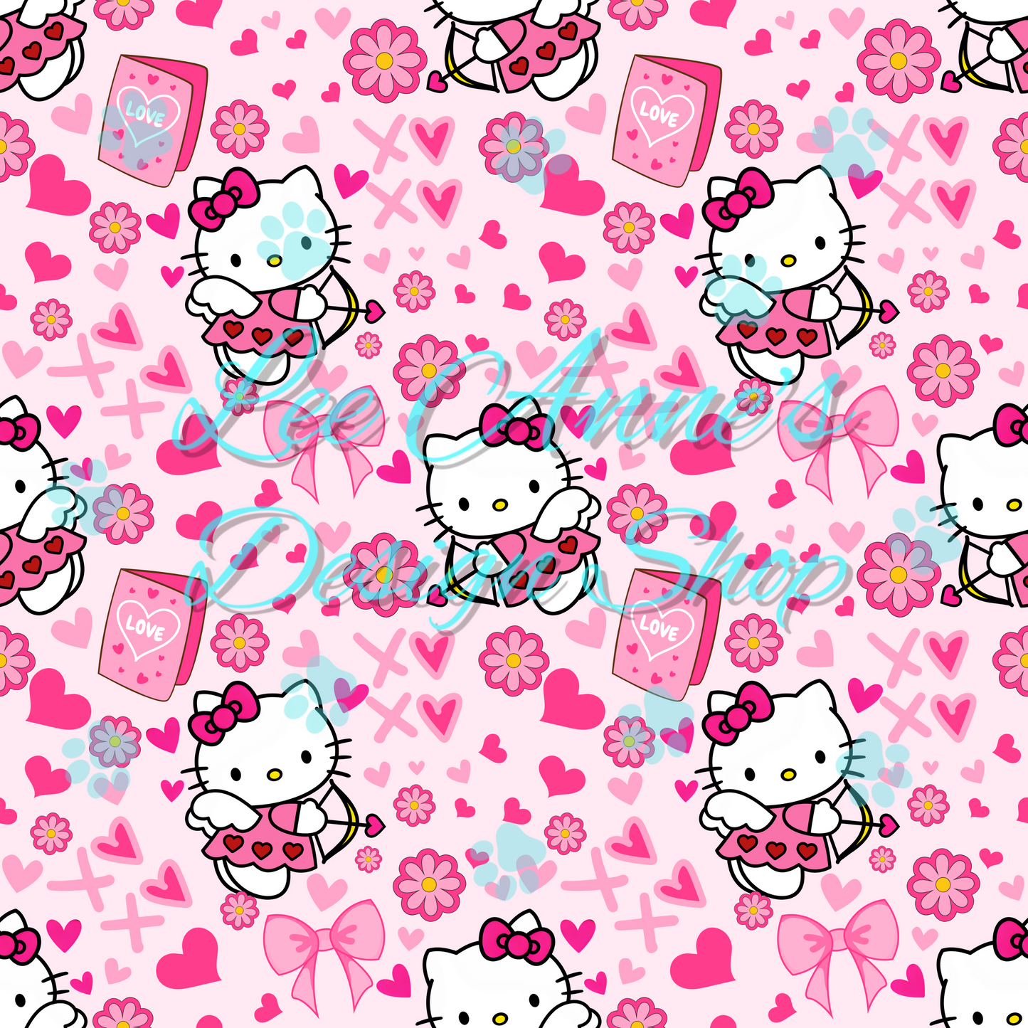 Valentine Kitty Seamless