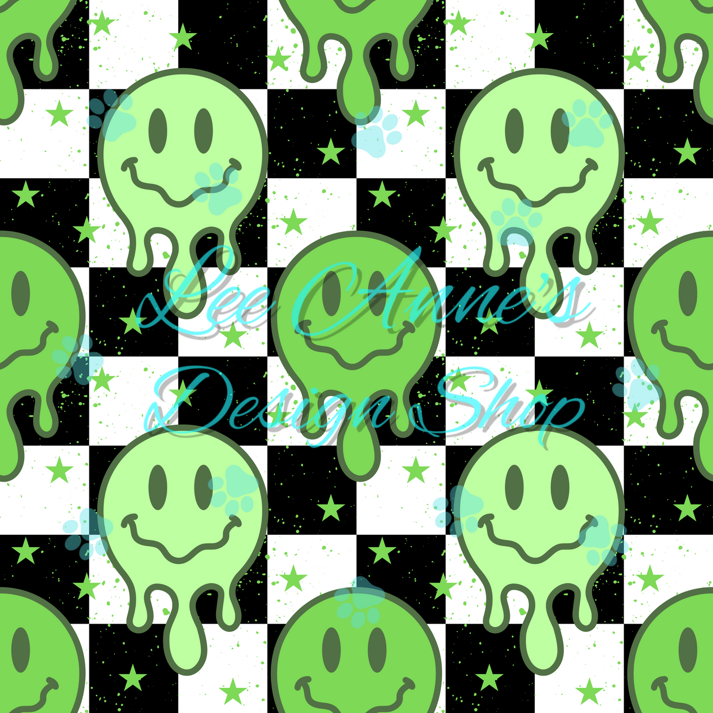 Smiley St Patty Seamless