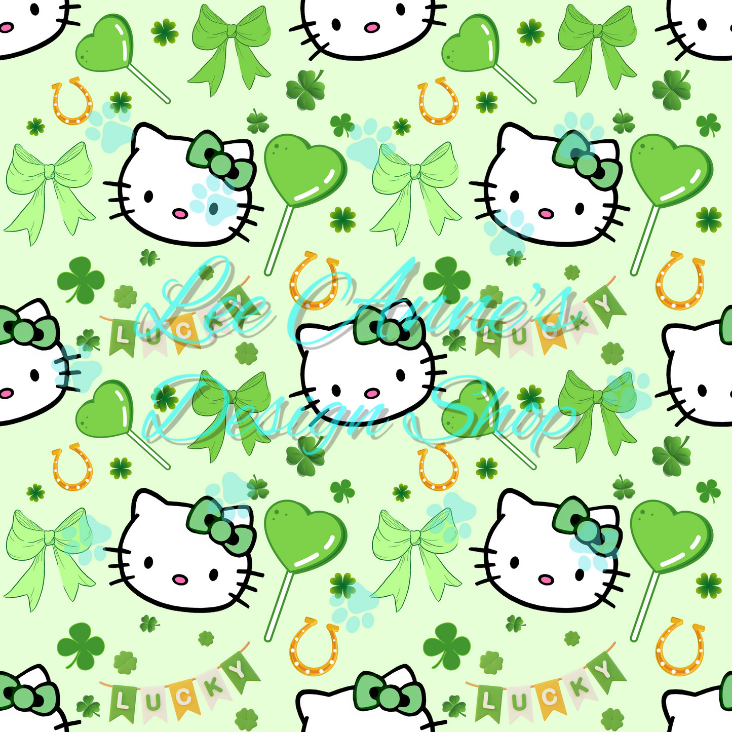 St. Patty Kitty Seamless