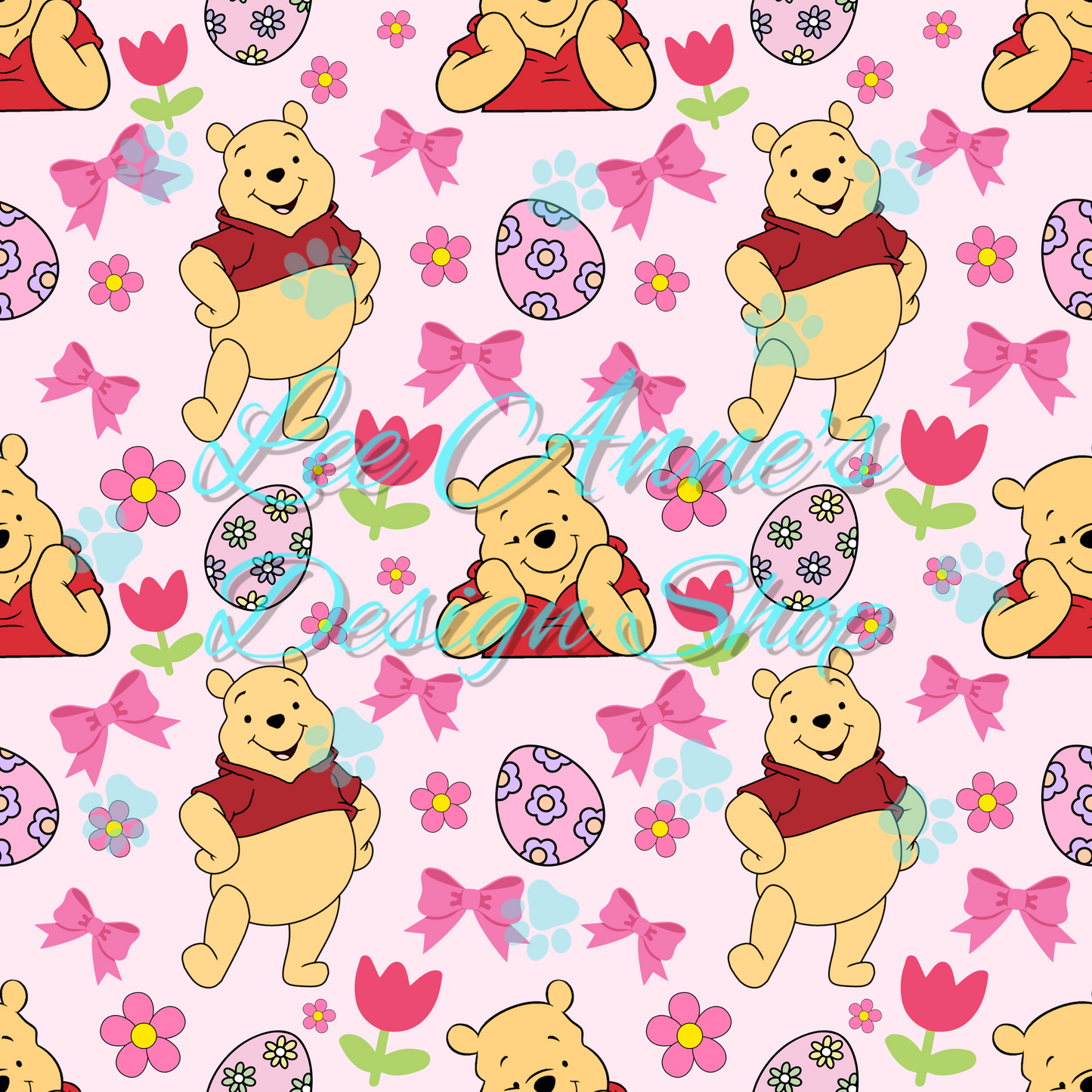 Easter Bear Seamless