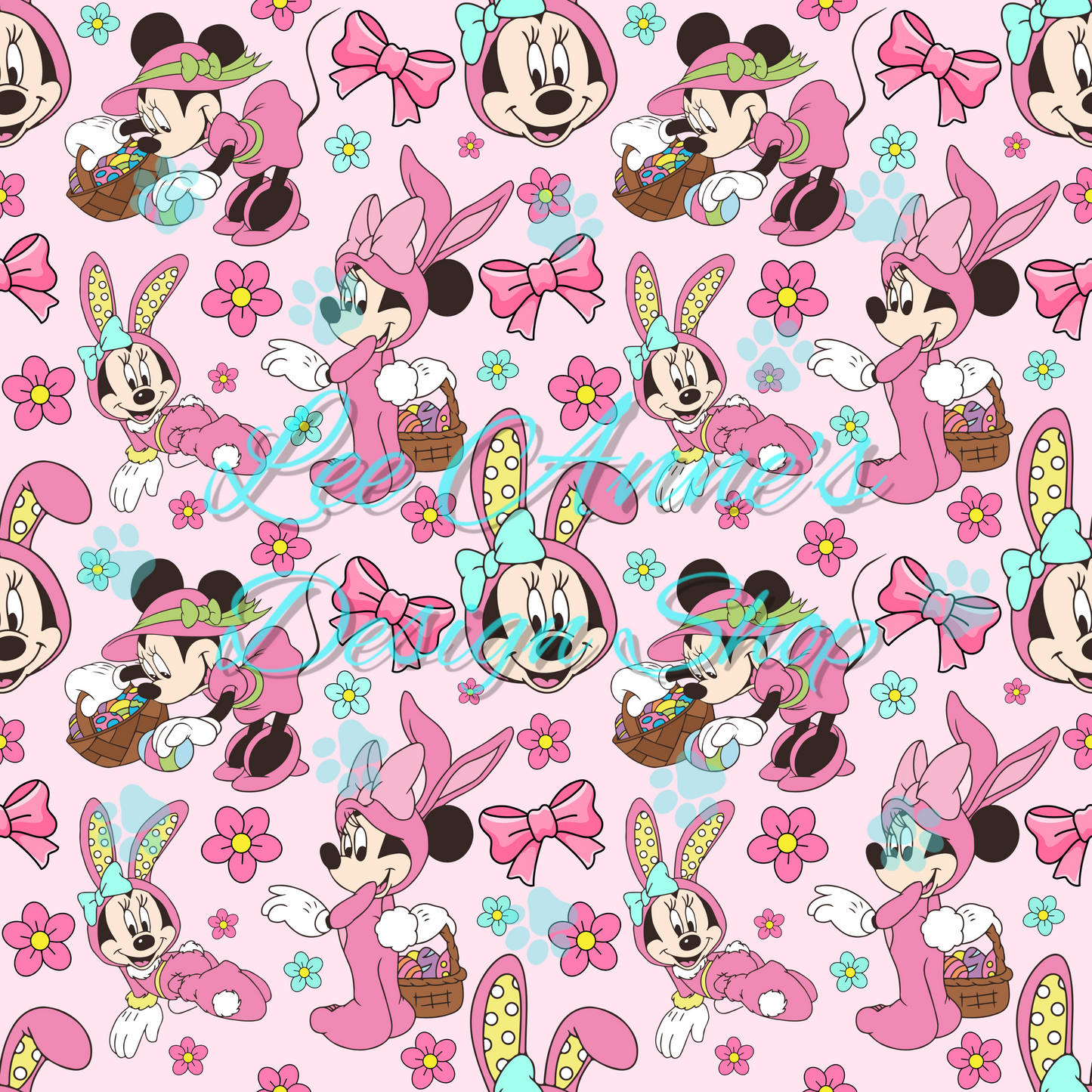 Mouse Easter Seamless
