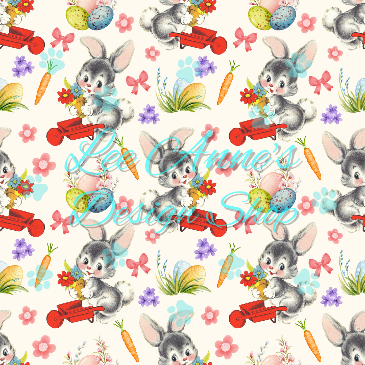 Vintage Easter Seamless