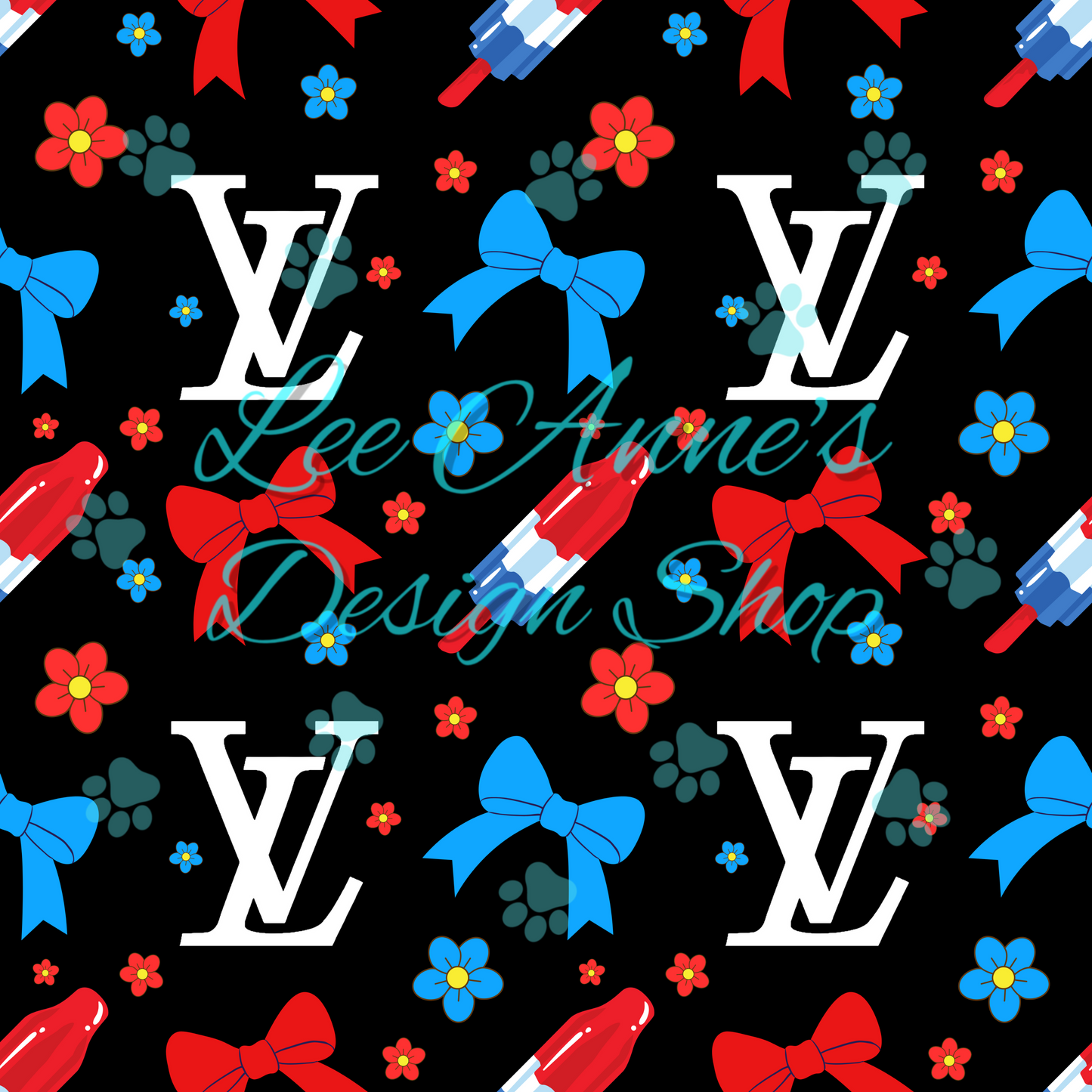 Fourth of July Boujee Seamless