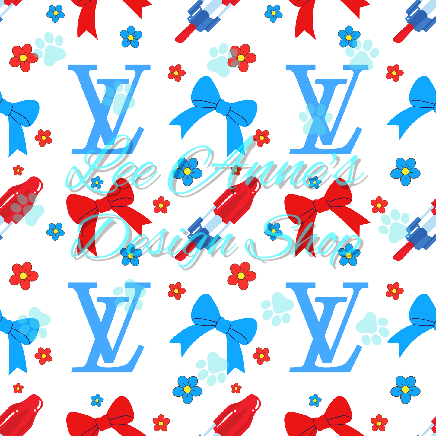 Fourth of July Boujee Seamless