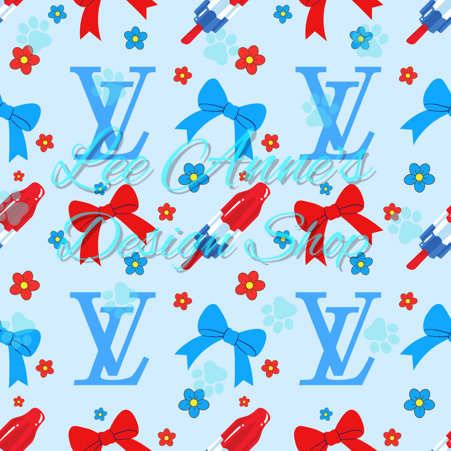 Fourth of July Boujee Seamless