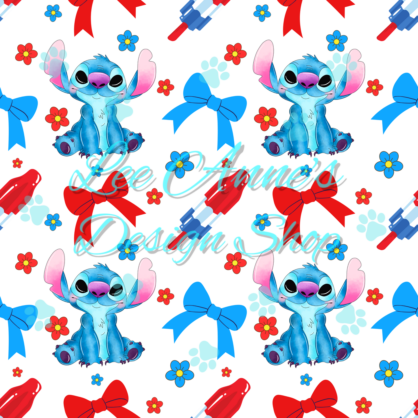 Fourth of July Stitch Seamless