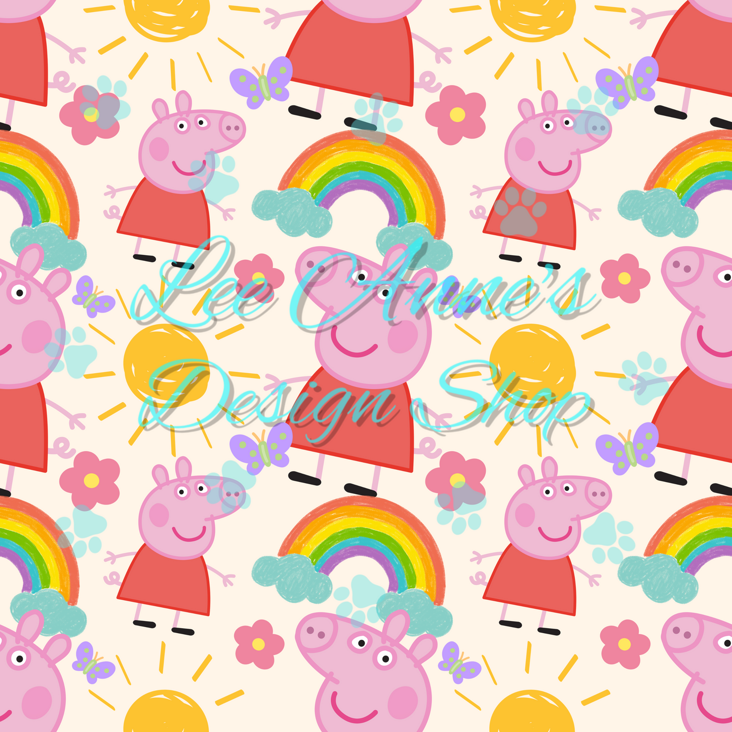 Pig cartoon Seamless