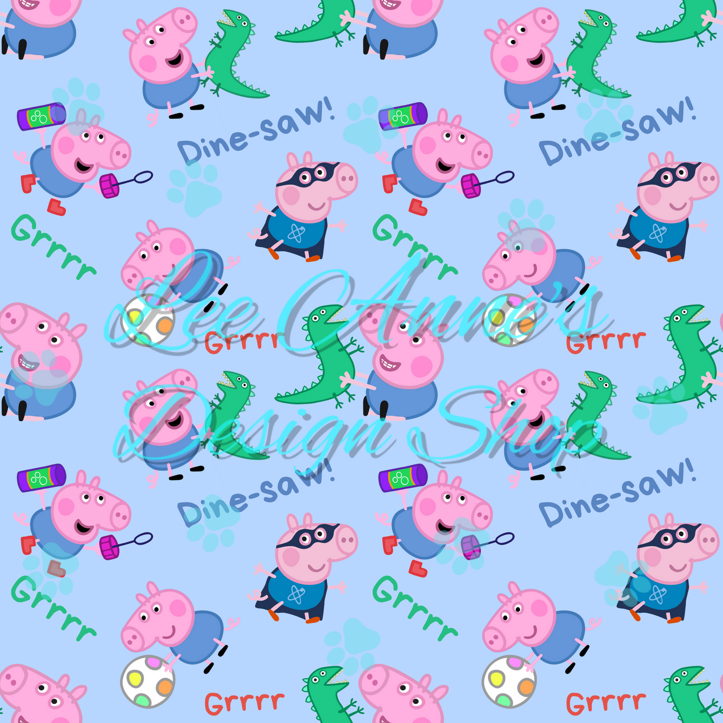 Pig cartoon Seamless