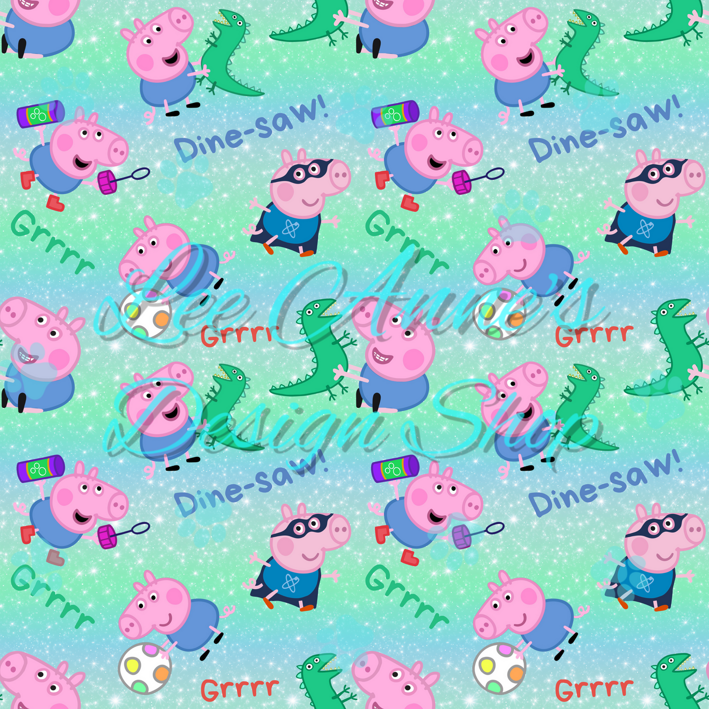 Pig cartoon Seamless