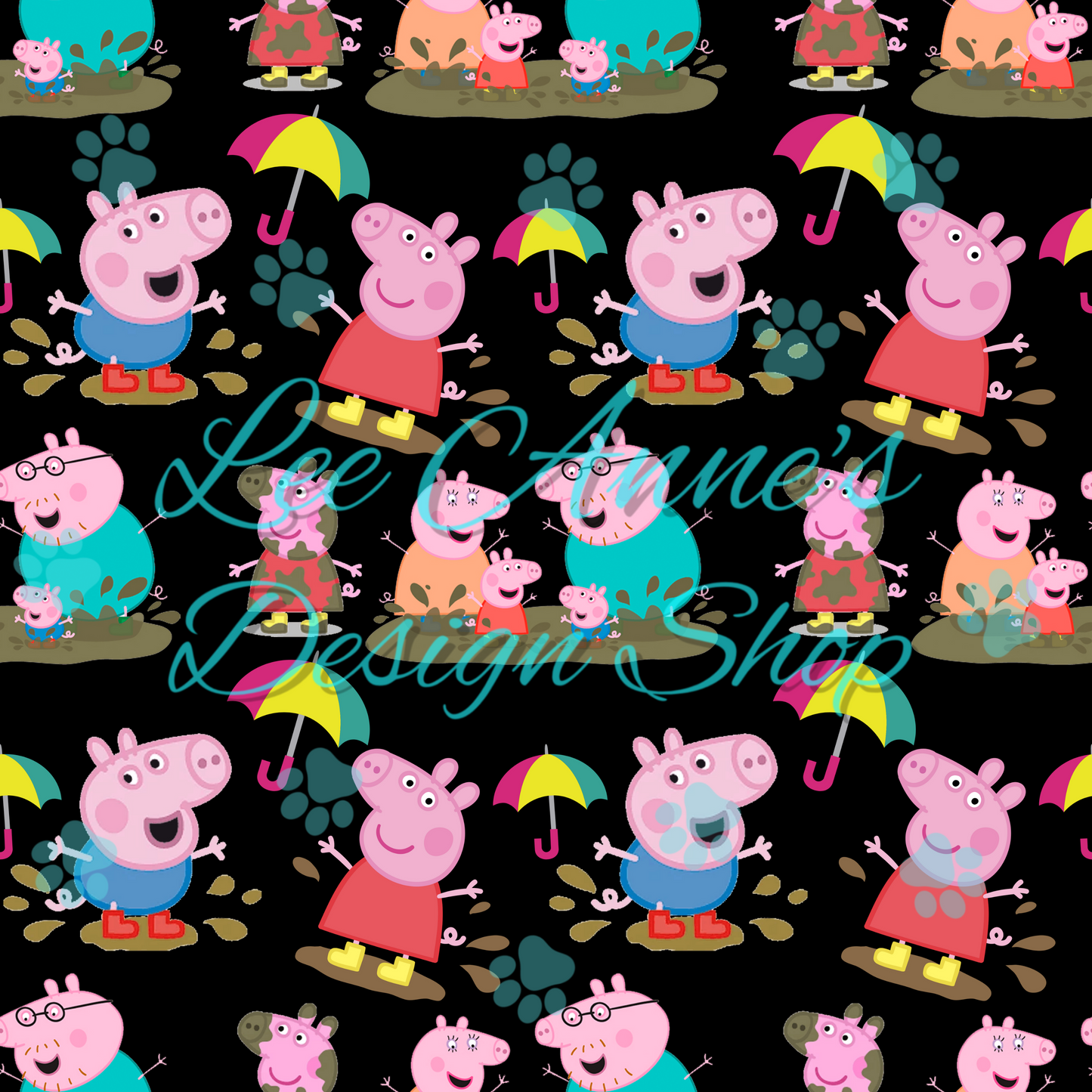 Pig cartoon Seamless