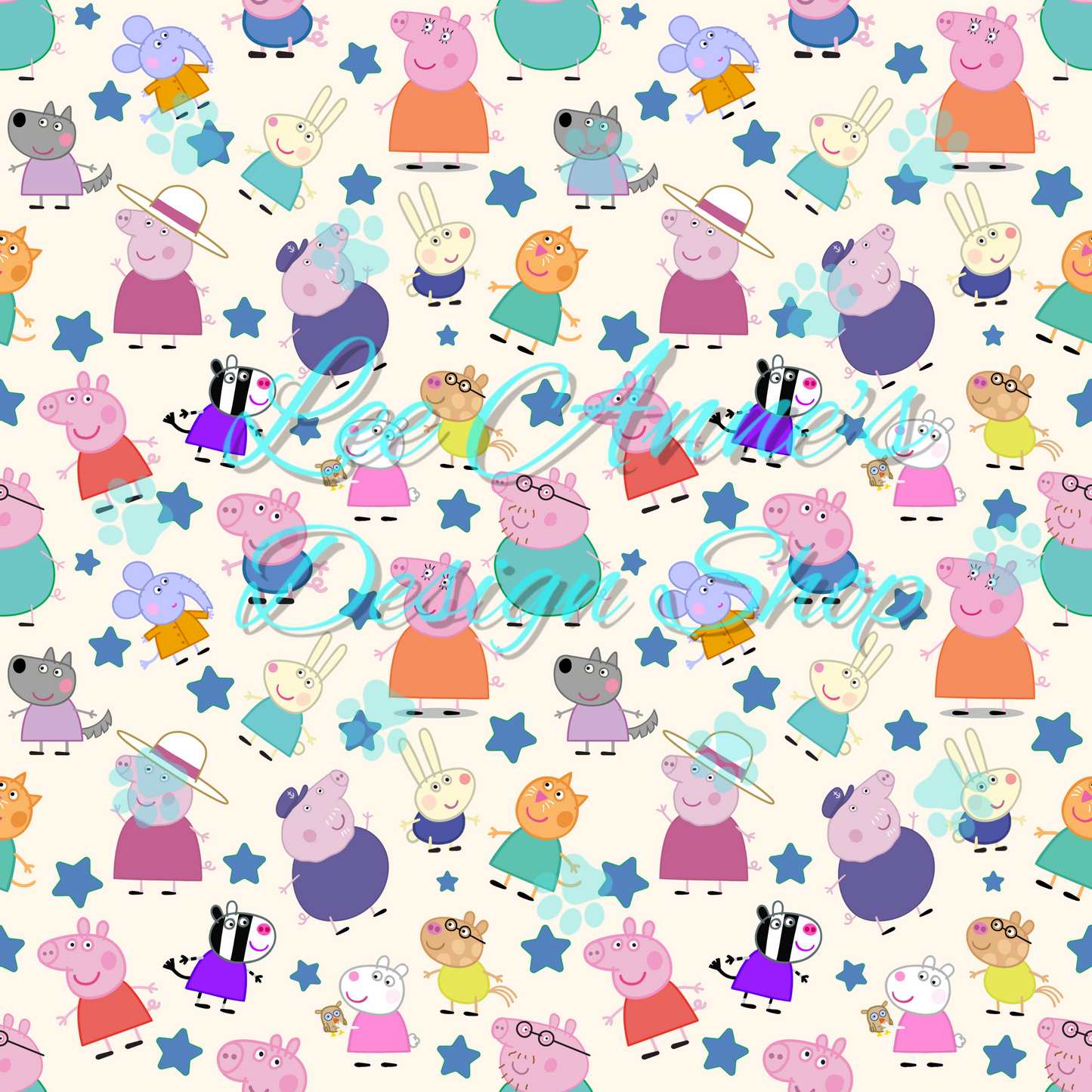 Pig cartoon Seamless