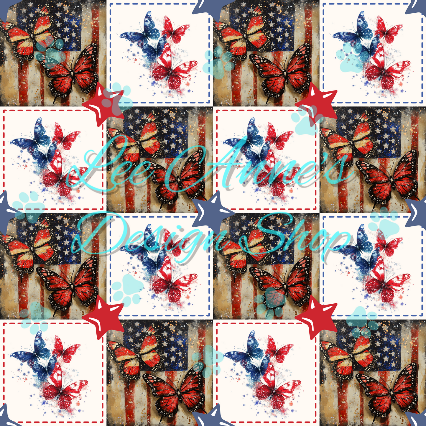 Fourth July Seamless