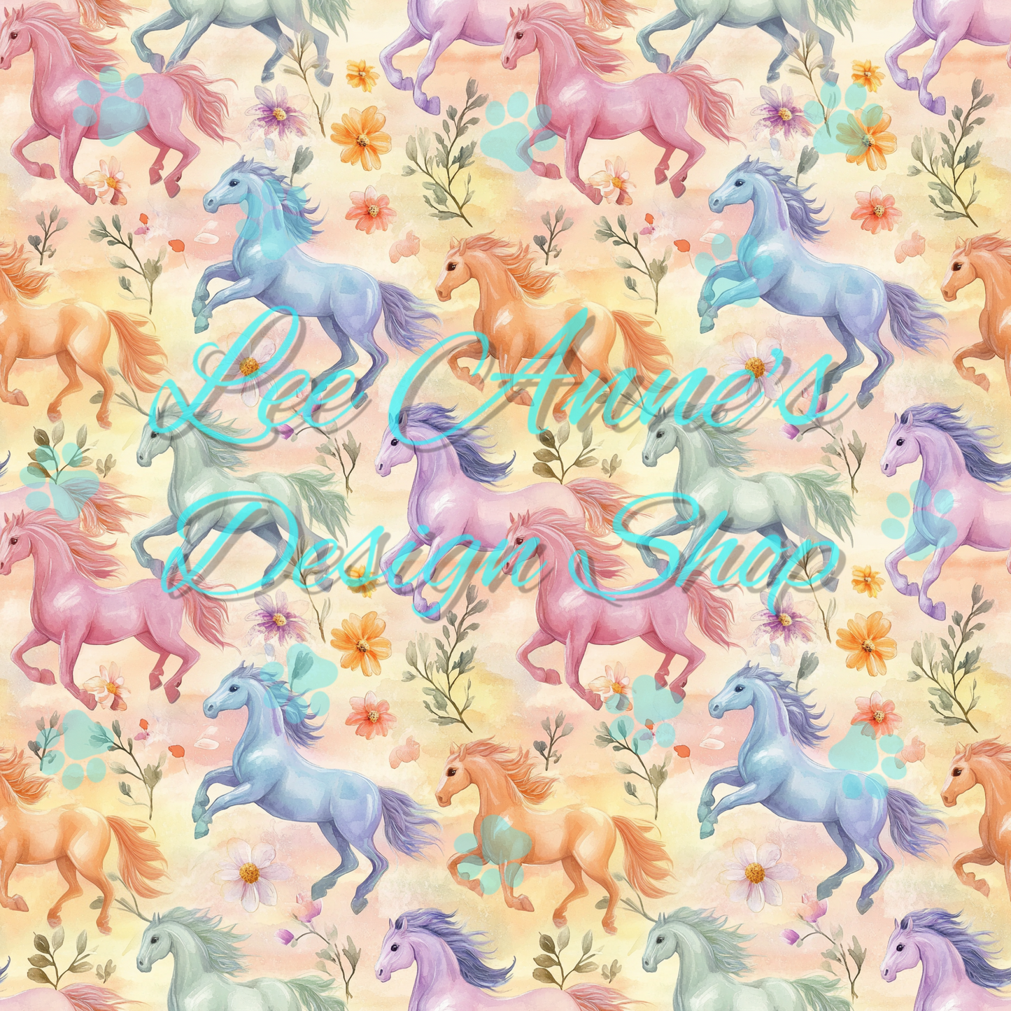 Horse Seamless